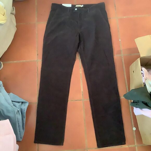 CORDUROY PANTS BRown yan PREMIUM JEANS size 36 by 34 pant Cords The cords & co B